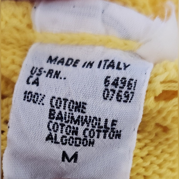 United Colors Of Benetton Yellow Knit Cardigan - Picture 6 of 6